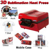3D VACUUM DYE SUBLIMATION ink HEAT PRESS Mobile Phone Case, Mug, ipad