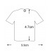 Blank Acrylic Keyring for Sublimation Heat Transfer Printing
