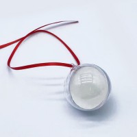 Sublimation ink Blank Double Side MDF Insert Christmas Baubles Transparent 