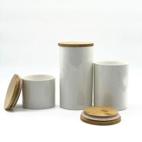 Blank Ceramic Storage Tin Canister Candy Jar for Sublimation Heat Press