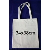 Canvas tote bag for dye sublimation ink printing 34x38cm