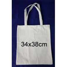 Canvas tote bag for dye sublimation ink printing 34x38cm