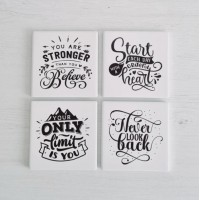 Ceramic Bar Coaster Dye Sublimation ink Heat press Transfer Printing - Cork Base