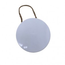 10pcs Ceramic Tile Round Hanging Decoration for Sublimation Printing with Cork base and String