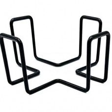 Black Metal Coaster Holder