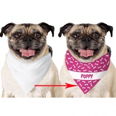 Blank Dog Bandanas for Dye Sublimation Heat Transfer Heat Press Printing
