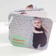 Blank 4pcs/pack Board Book Flash Cards for Baby Early Learning Celebration Decoration Sublimation