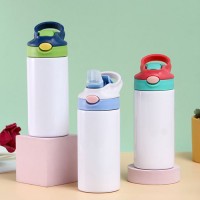 Junior Kids Stainless Steel Double wall Thermos Drink travel Bottle 350ml for Sublimation