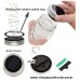 Glass Mason Jar with LED Light Decoration Solar Power for Dye Sublimation 