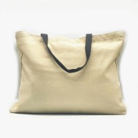 Linen Shoulder Tote Bag for dye sublimation heat transfer press printing 