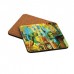 MDF Bar Coaster Dye Sublimation ink Heat press Transfer Printing - Cork Base (one piece)