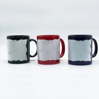 11oz Full Color Mug with Stone Shape White Patch -- with gift box