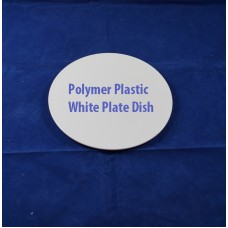 Polymer Plastic White Smooth Plate Dish for Heat Press Transfer 15cm - Sublimation ink