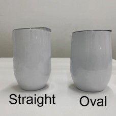 Stemless Mug Stainless Steel Double wall tumbler for Sublimation 350ml 12oz