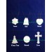 Sublimation ink Blank CERAMIC Ornaments Heat Press machine Printing Supplies