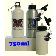 Blank aluminum water bottle for sublimation white 750ml best for sublimation ink 