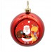 Sublimation ink Blank Christmas baubles Ornaments Heat Press machine Printing Supplies-8cm diameter