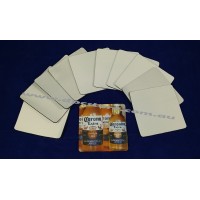 Square BLANK DRINKS COASTERS 3mm, FOR SUBLIMATION ink printing, heat press