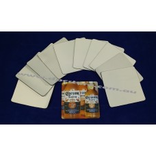 Square BLANK DRINKS COASTERS 3mm, FOR SUBLIMATION ink printing, heat press
