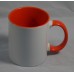 Inner Colour and Handle 11oz Ceramic MUGS with gift box for DYE SUBLIMATION INK