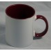 Inner Colour and Handle 11oz Ceramic MUGS with gift box for DYE SUBLIMATION INK