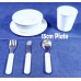 Polymer Plastic Kid Dinner Set BEST FOR SUBLIMATION INK