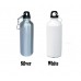 Blank aluminum water bottle for sublimation white 600ml best for sublimation ink