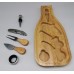 Cheese, Wine and Board Set, 5 pieces, for Dye Sublimation printing