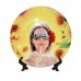 Blank Sublimation ink Ceramic Plate Dish for Heat Press Transfer 8 inch