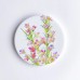 10pcs Ceramic Tile Round Hanging Decoration for Sublimation Printing with Cork base and String