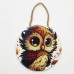10pcs Ceramic Tile Round Hanging Decoration for Sublimation Printing with Cork base and String