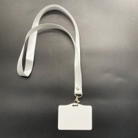POLYMER Work Pass Employee Name Badge Identity Card(Lanyard not included) for Sublimation Heat Transfer Printing