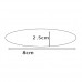 Blank Acrylic Name Tag Sign Badge for Sublimation Heat Transfer Printing