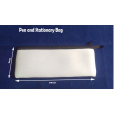 Pen Pencil Stationary Cosmetic Collectables bag for dye sublimation ink printing 24x9cm