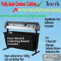 28" 73CM ARMS FULLY AUTO CONTOUR VINYL CUTTER PLOTTER SIGN STICKER CUTTING