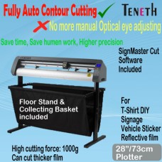 28" 73CM ARMS FULLY AUTO CONTOUR VINYL CUTTER PLOTTER SIGN STICKER CUTTING