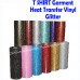 T-SHIRT Glitter GARMENT VINYL HEAT PRESS TRANSFER FILM Plotter Cutter 1m x 50cm 